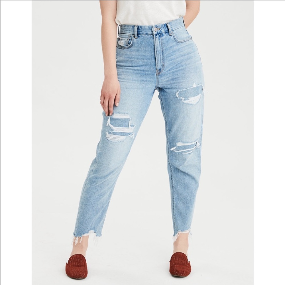 American Eagle mom jean size 6